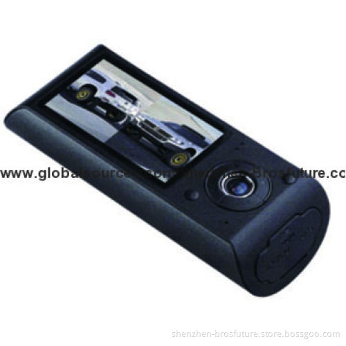 Dash Cam 2.7-inch Car DVR with G-sensor Function, Dual-camera, Motion Detection, Used in Taxi